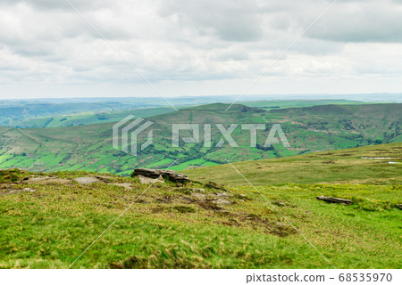 View on the Hills near Edale, Peak District 68535970