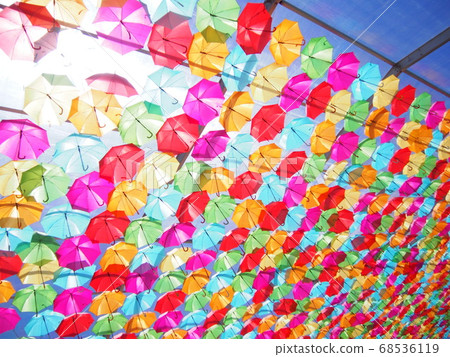Colorful umbrella Ageda Portugal Colorful umbrella Ageda Portugal 68536119