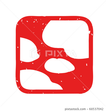 Stamp style illustration beef pattern Stamp style illustration beef pattern 68537042