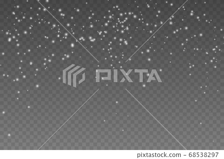 Heavy snowfall, snowflakes 68538297