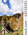 Hoheikyo Dam where autumn leaves are colored 68538381