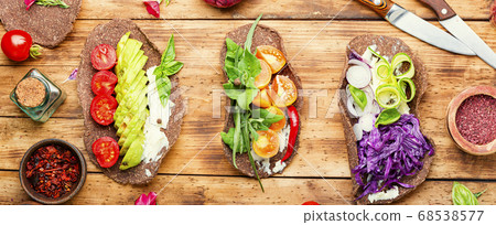 Mexican vegetarian taco Mexican vegetarian taco 68538577