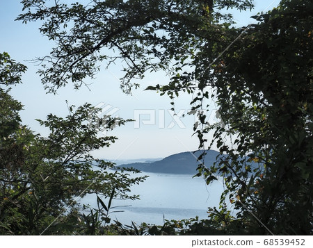 Harima-nada in the summer seen from Manyo Cape 68539452