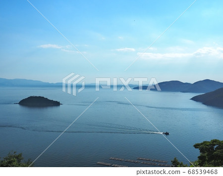 Harima-nada在夏天從Manyo海角看見 68539468