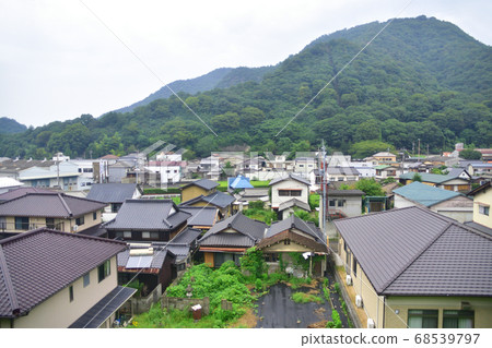 從岡山站到相生站的山陽本線窗口的風景 從岡山站到相生站的山陽本線窗口的風景 68539797