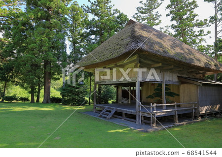 The Noh stage of Ozen Shrine, Sadogashima The Noh stage of Ozen Shrine, Sadogashima 68541544