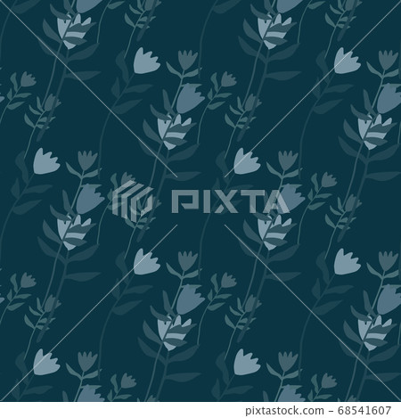 Seamless pattern in pale tones with flower - Stock Illustration ...