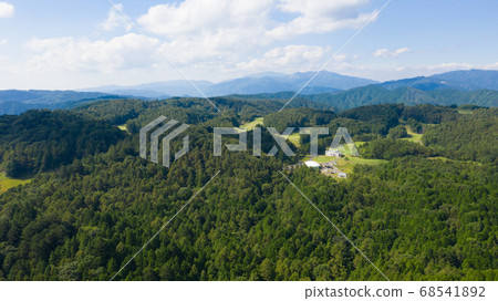 Aerial view of Shirakaba Kogen drone in Nagano Prefecture Aerial view of Shirakaba Kogen drone in Nagano Prefecture 68541892