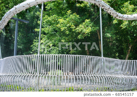 bench in the park with irrigation bench in the park with irrigation 68545157