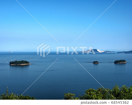 Scenery of Harima Pass, view of Harima Pass seen from Cape Manyo 68545362