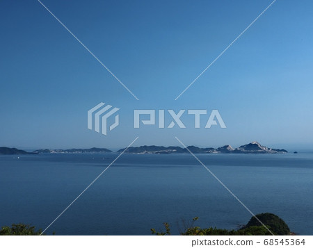 Scenery of Harima Pass, view of Harima Pass seen from Cape Manyo Scenery of Harima Pass, view of Harima Pass seen from Cape Manyo 68545364