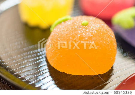 Colorful Japanese sweets Colorful Japanese sweets 68545389