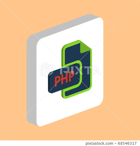 PHP computer symbol PHP computer symbol 68546317