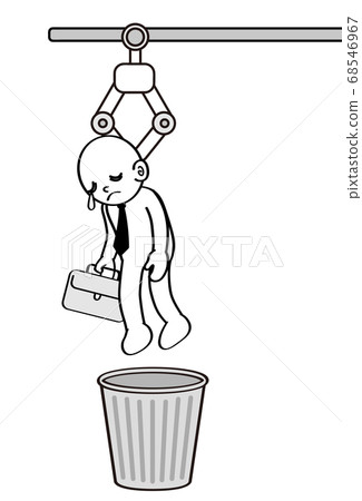 無能的人。它像垃圾一樣被扔掉。 無能的人。它像垃圾一樣被扔掉。 68546967