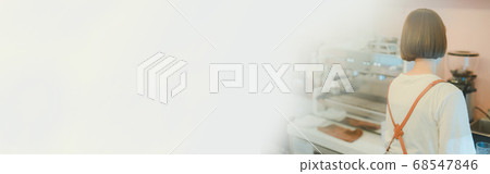 web banner asian woman owner brewing ice dalgona web banner asian woman owner brewing ice dalgona 68547846