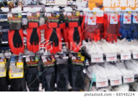 Blurred image of gloves section 68548224
