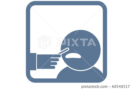 通過PCR試驗圖示收集鼻黏膜 68548517