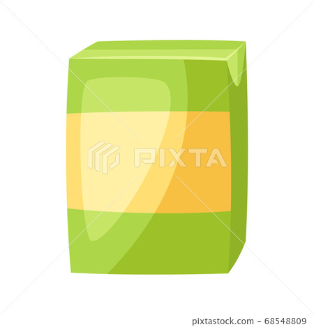 Illustration of stylized box of juice. 68548809