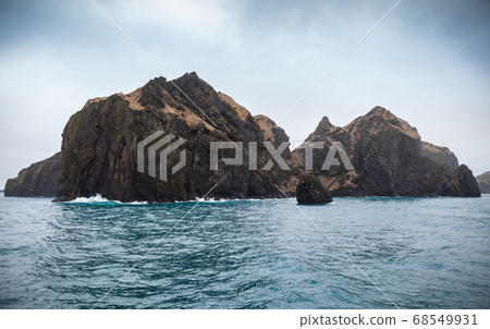 Vestmannaeyjar island. Natural landscape of Vestmannaeyjar island. Natural landscape of 68549931