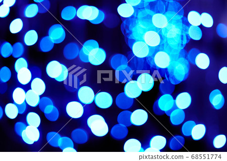 christmas bokeh blue on black background christmas bokeh blue on black background 68551774