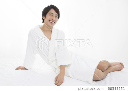 Men in bathrobes 68553251