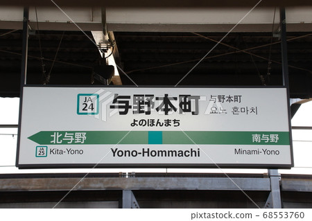 [JA24] Yonohonmachi Station（西京線：車站名稱標記） 68553760
