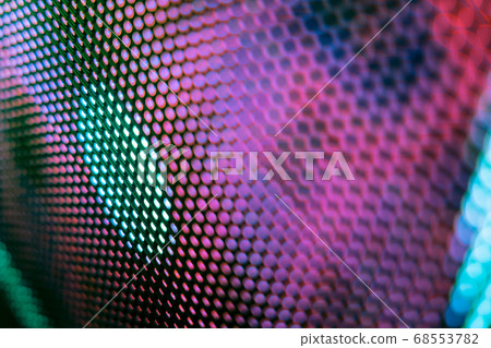 CloseUp LED blurred screen. LED soft focus 68553782