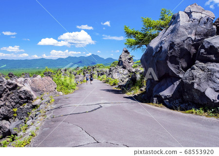 Lava road in Onioshidashien 68553920