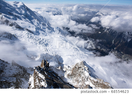 The French Ski Resort of Chamonix 68554623