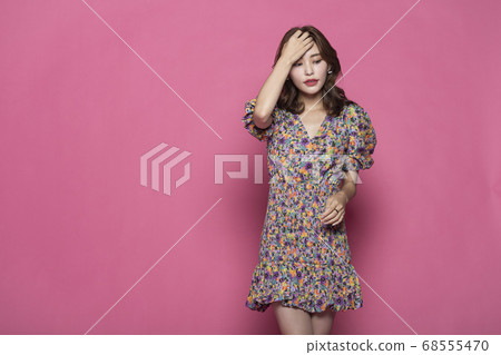 Beauty,pink,woman 68555470