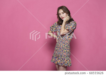 美女,粉紅色,女人 美女,粉紅色,女人 68555626