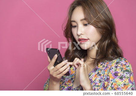 美女,粉紅色,女人 美女,粉紅色,女人 68555640