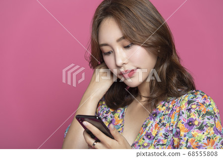 Beauty,pink,woman 68555808