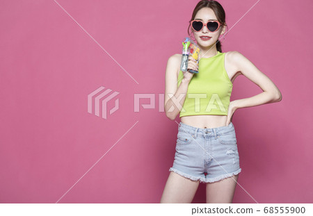 美麗，夏天，女人 68555900