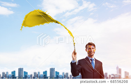 Business inspiration of young man Business inspiration of young man 68556208