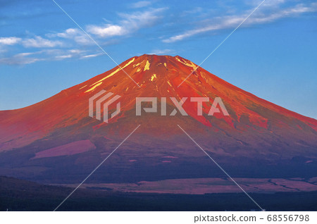 北齋葛飾看到的紅色富士 68556798