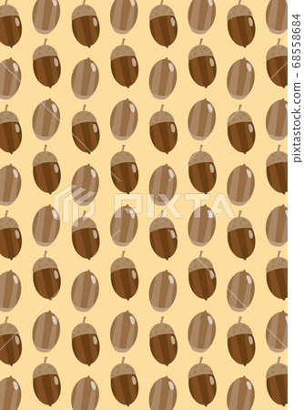 Vertical background with acorn pattern 68558684