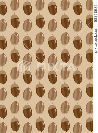 Vertical background with acorn pattern 68558685