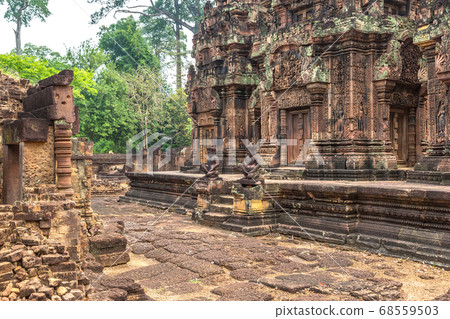 Banteay Srei temple in Angkor Wat Banteay Srei temple in Angkor Wat 68559503