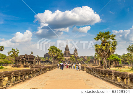 Angkor Wat temple in Cambodia 68559504