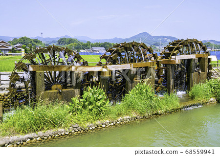 Asakura City, Fukuoka Prefecture, Japan's oldest water turbine, Hino's triple turbine 68559941