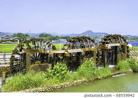 Asakura City, Fukuoka Prefecture, Japan's oldest water turbine, Hino's triple turbine Asakura City, Fukuoka Prefecture, Japan's oldest water turbine, Hino's triple turbine 68559942