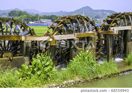 Asakura City, Fukuoka Prefecture, Japan's oldest water turbine, Hino's triple turbine 68559943