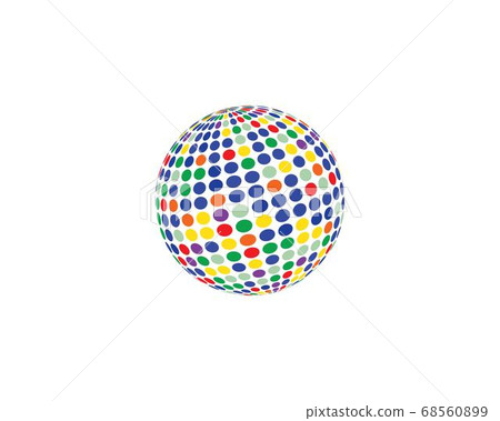 globe ilustration logo 68560899