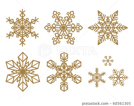 各種雪花圖組 各種雪花圖組 68561305