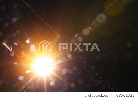 Abstract imitation sun starlight distant galaxy on 68561325