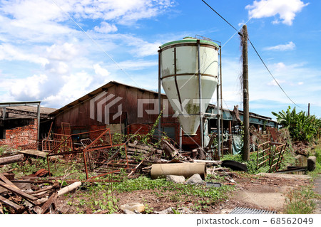 Abandoned chicken farm 68562049