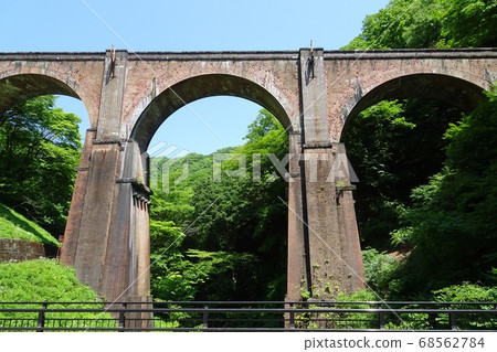 梅根橋/臼井3號橋從前面仰望（群馬縣安中市） 68562784