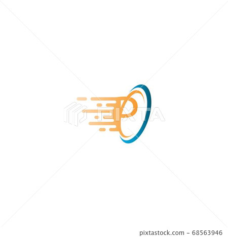 P Letter Speed circle Logo, Concept Letter P + - Stock Illustration ...