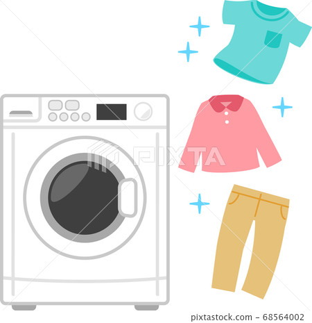 Drum washing machine and clean clothes 68564002